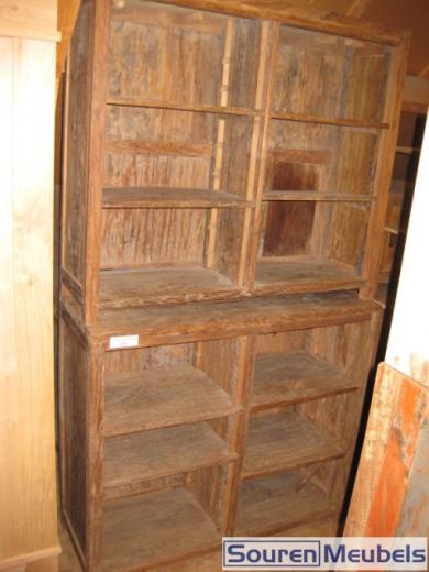 Boekenkastjes oud hout